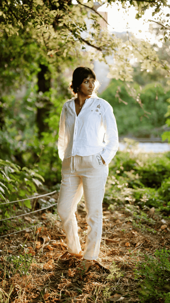 Calmitch Natural Linen Pants